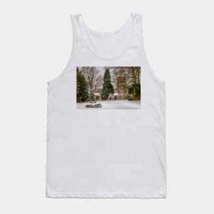 Snowy St Botolph's Church, Rugby, Warwickshire Tank Top